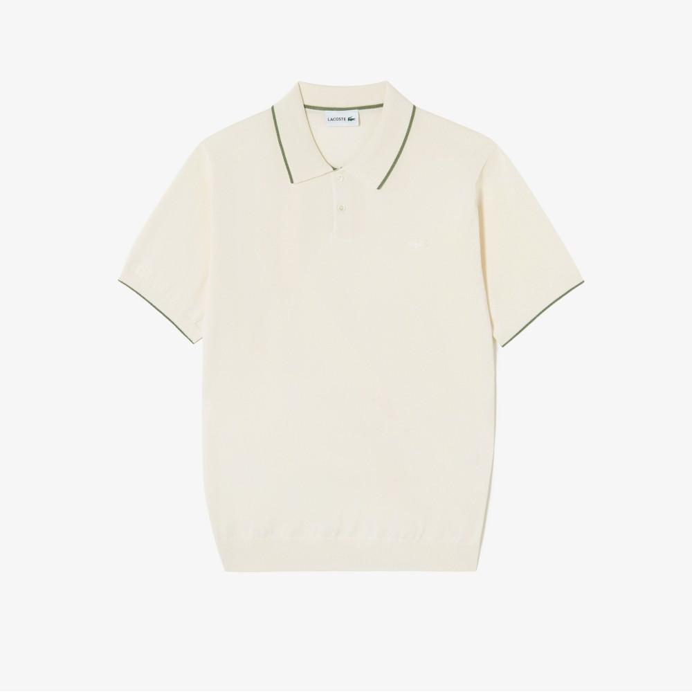[lacoste] Men's Tipping Paper Short Sleeve Sweater Polo Shirt PH744E-56G056