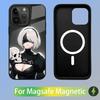 Anime N-NieR Automata 2B Phone Case For iPhone 15,14,13,12,11,Plus,Pro,Max Mini Magsafe Magnetic Wireless Charging