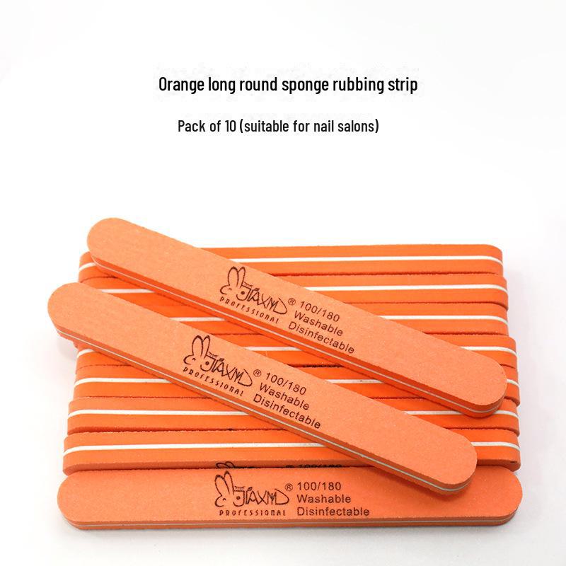 Xinjian Diamond Double-Sided Nail File Set - Includes Sponge, Polishing, and Rubbing Strips