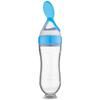 Squeezing Feeding Bottle Silicone Newborn Baby Training Rice Cereal  Food Spoon Supplement Feeder Safe Useful Tableware for Kids