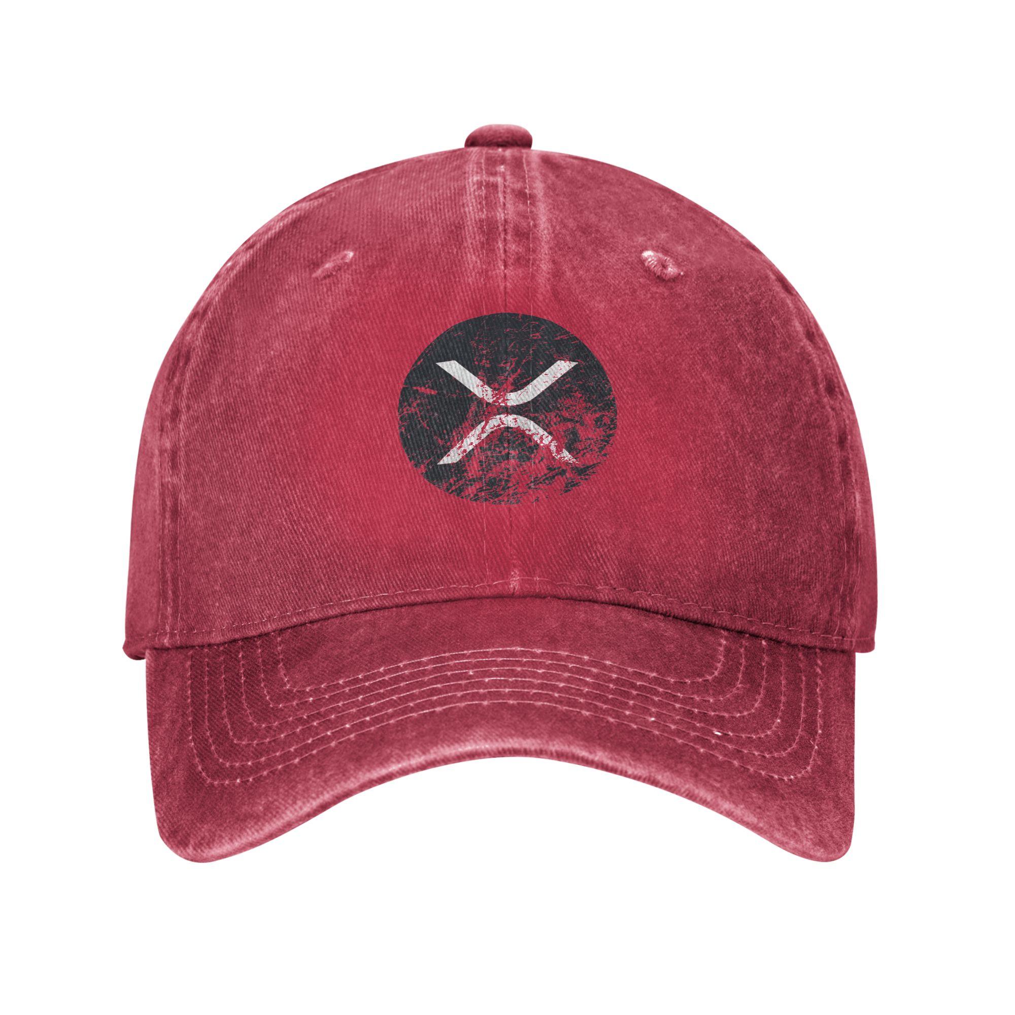 XRP Ripple Sun Baseball Cap Men Adult Design Trucker Hat Summer y2k Retro Running Hippie Sunscreen Baseball Caps One Size