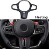 mkacg4 For BMW G20 G21 G22 G26 G30 G32 G42 F44 Real Carbon Fiber Car Steering Wheel Frame Cover M Performance Interior Replacment Kit