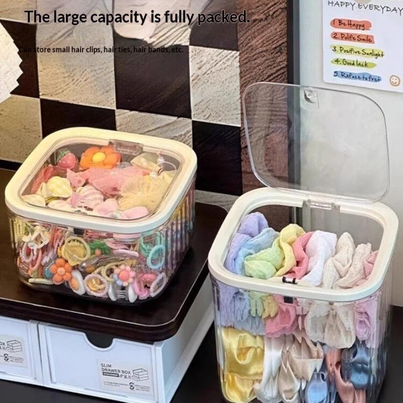 Children'S Hair Accessories Storage Box Baby Hair Ties Girls Hair Clips Elastic Bands Jewelry Storage Small Box