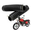 2Pcs Motorcycle Dust Proof Sleeve Protector Damping Rubber Front Fork Shock Absorber Dust Cover Gaiters Gators Boots Universal
