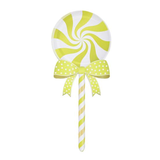 Christmas Lollipop Yard Sign Xmas Candy Lawn Sign Winter Holiday Lollipop Decoration for Indoor Outdoor Pathway Patio Decor