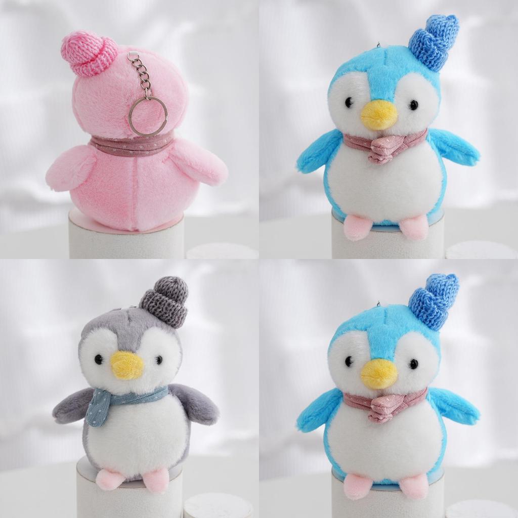 Adorable Plush Penguin Keychain Backpack Accessory Soft Stuffed Animal Toy 12cm