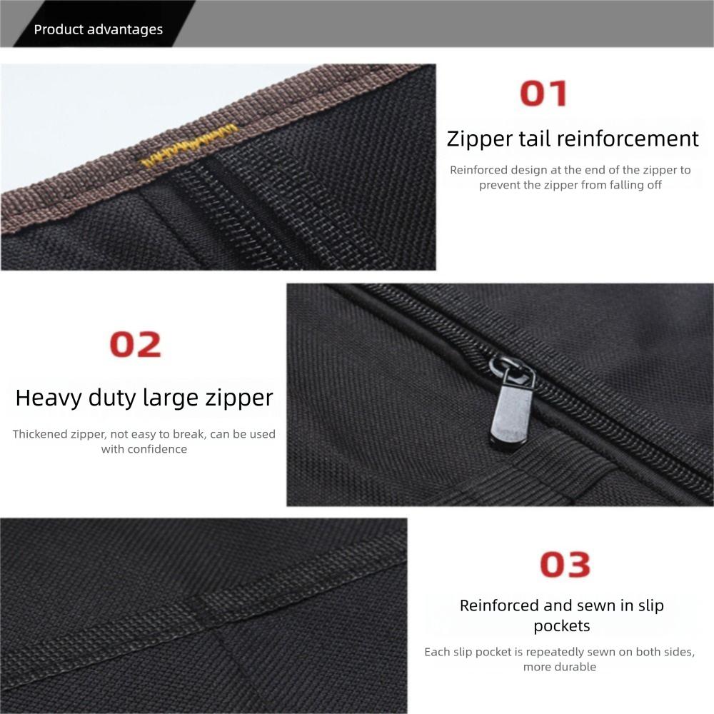 Waterproof Tool Bags 22 tool pockets+1 zipper bag Multi Pockets Organizer Tool Roll  Mechanic