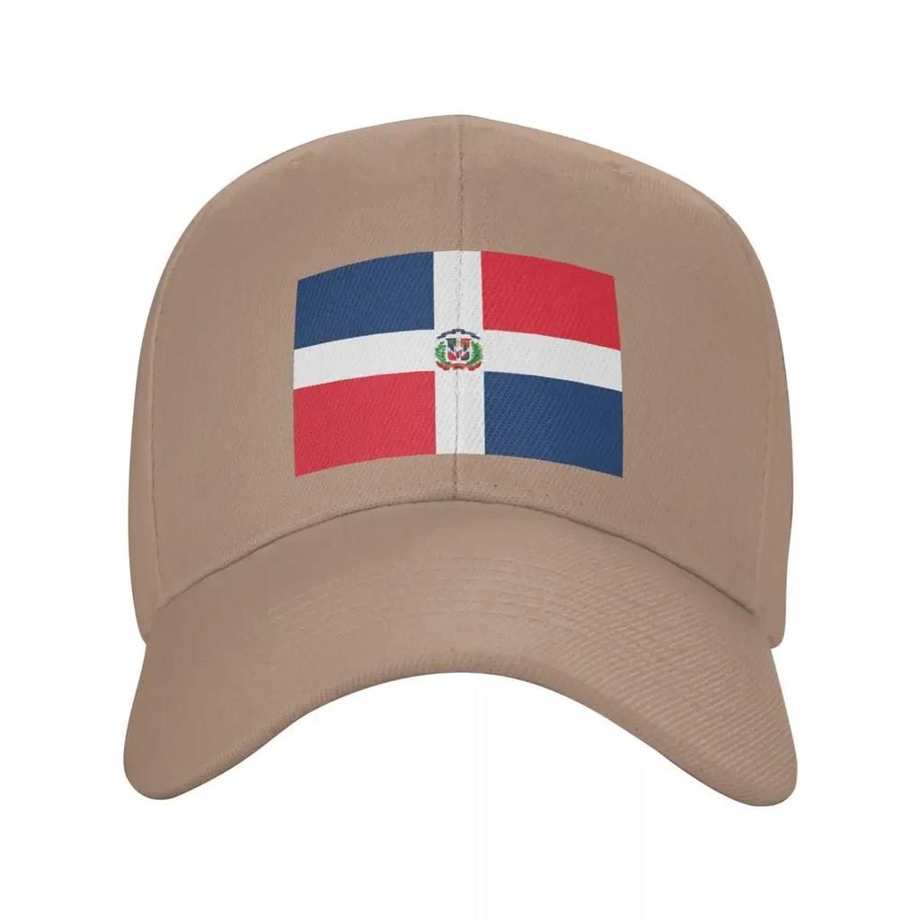 Custom Punk Unisex Dominican Republic Flag Baseball Cap Adult Adjustable Dad Hat Unisex Women Hip Hop Snapback Caps