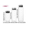 High Borosilicate Glass Spice Shaker 200/300/500ml Seasoning Can with Rotary Lid Salt Sesame Condiment Seal Bottle for Kitchen