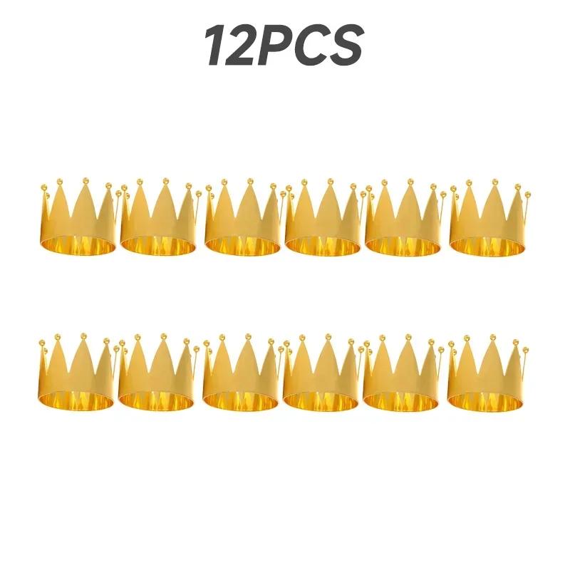 96PCS Crown Napkin Ring Holiday Napkin Ring Gold Napkin Clasp Mini Crown Gold Delicate Ring Edge Cutlery Stainless Steel Banquet