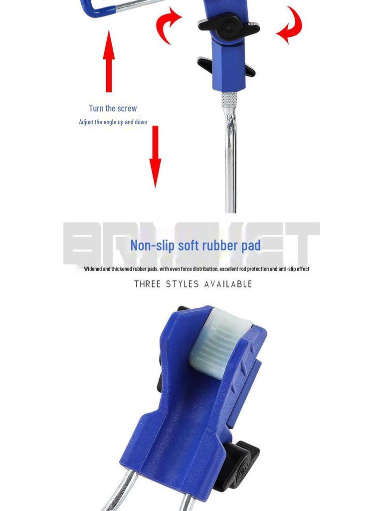 Universal Dual-Use Fishing Rod Holder Stand for Ground and Sea
