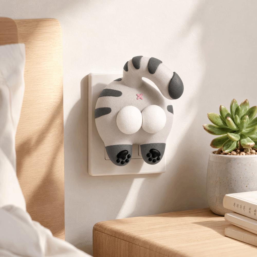 Cat Light Switch Guard Covers 3D Printed Console-shaped Switch Cover  Living Room Decor