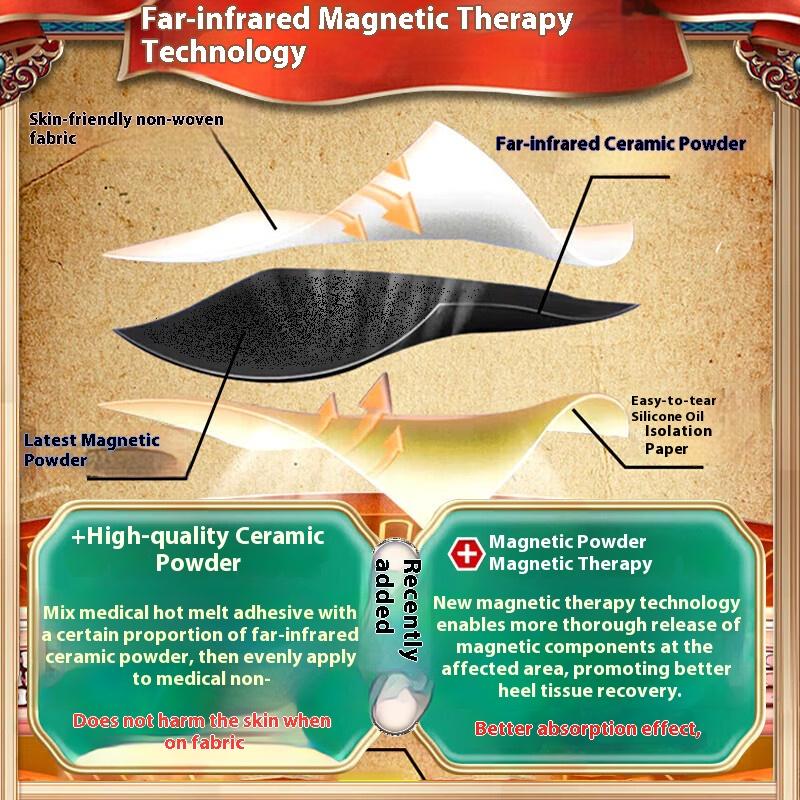 6Pcs/Set Far Infrared Magnetic Therapy Pain Relief Patch Lumbar Disc Cervical Joint Acupuncture Plaster Health Care