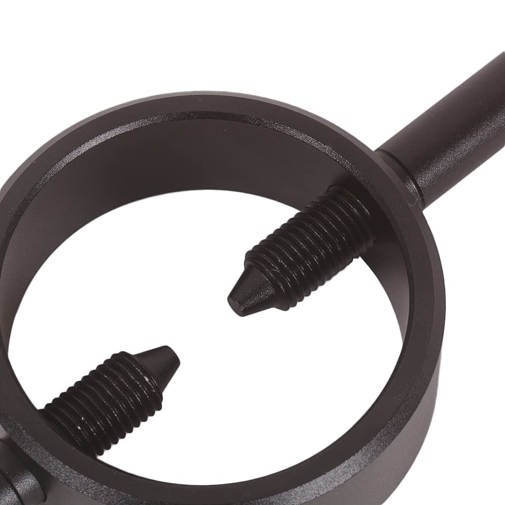 OldBones Universal Motorcycle Fork Spring Compressor Tool Kit Suspension Fork Spring Aluminum Machined Black