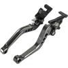 Universelle Aluminium-Brems- und Kupplungshebel für 125ccm Motorrad - CNC Doppel-Scheiben-Ersatzgriffe (1 Paar Set)