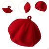 Beret Hat Cold Weather Knitted Beanie Cap for Traveling