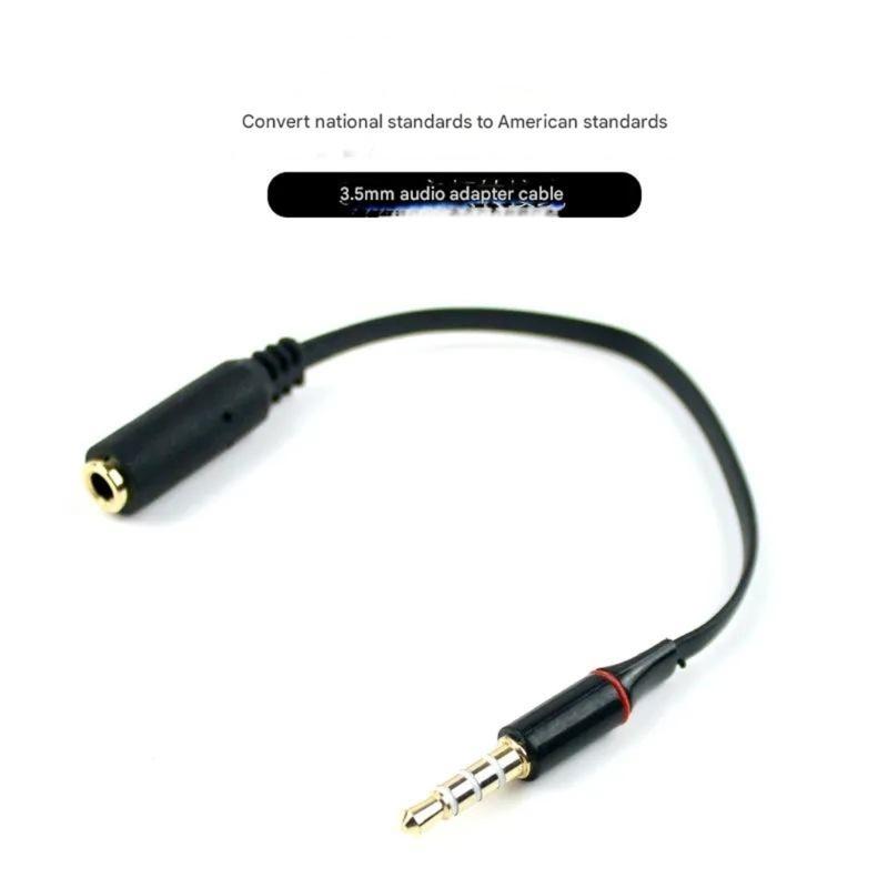 3.5mm Male To Female Sound Cable CTIA to OMTP for Mobile Phone Sound Extend Line Wire Headphones Sound Transmission