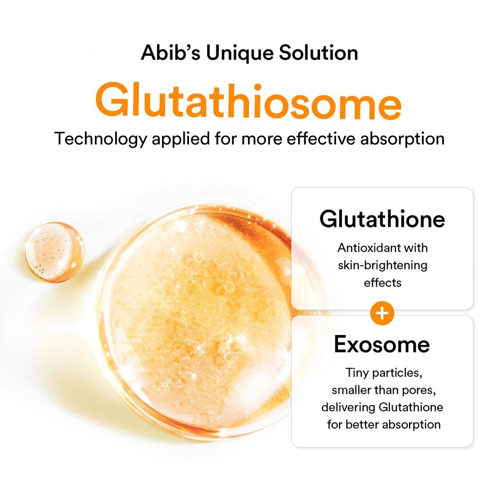 Abib Glutathiosome Serum 50ml Glutathiosome Dark Spot Serum Glutathione Serum Large Capacity / / / 3-day /