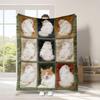 150*200cm Flannel Blanket, Thickened Blanket, Air-conditioned Nap Blanket