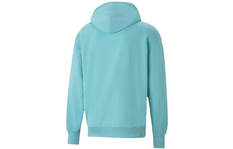 PUMA Downtown Sweatshirts Men's Angel Blue Hooded Moderate Regular 531429-49