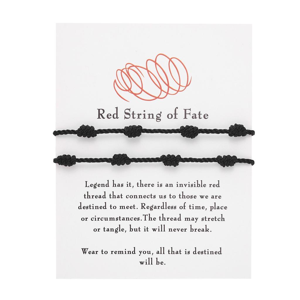 Fashion Handmade 7 Knots Red String Bracelets Protection Lucky Amulet Success Prosperity Friendship Braid Rope Wristband Jewelry