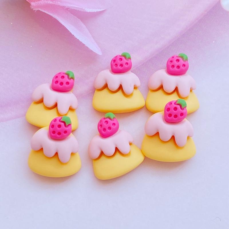 10Pcs New Mixed Lovely Cartoon Animals / Drinks Flat Back Resin Scrapbooking DIY Jewelry Craft Decoration Accessories