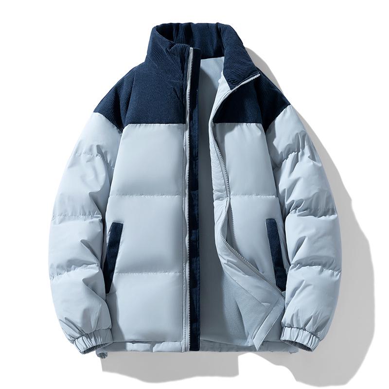 Men's Winter Thick Cotton Coat - Trendy Bread Jacket