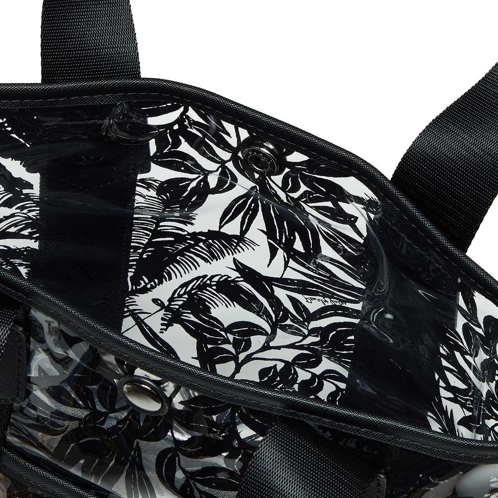 Unisex Cart Bag Jemný botanický vzor Průhledná Cart BAG FR [Pearly Gates] / 053-3281603 121_Námořnická modrá