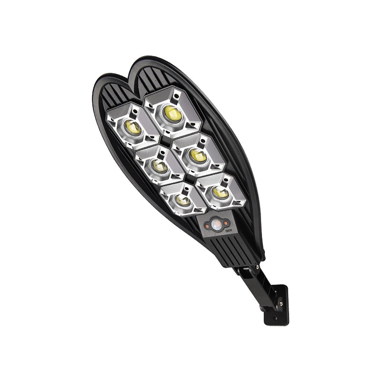 

6-eye Outdoor Solar Courtyard Light, Human Sensing LED Street Light, 108 Core COB Wall Light, Sensing Light One Size чорний