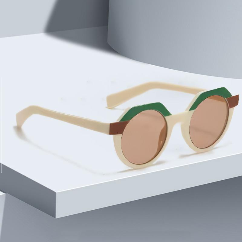 New In Retro Fashion Frame Sunglasses For Women Blue Light Blocking Shades Uv400 Sun Glasses Vintage Decorative Sun Glasses