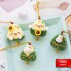 Kreatives Gaokao Cartoon Zongzi Schlüsselanhänger Plüschanhänger – Drachenbootfest Geschenk Schmuck