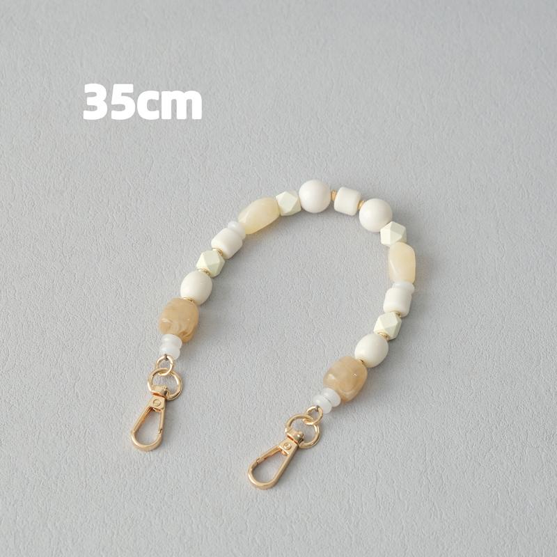 New Fashion Woman Bag Accessory Detachable Candy Beaded Chains Cute Acrylic Luxury Strap Women Elegant Bag Shoulder Handle Chain