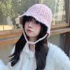 Hat Female Warm Fashion Couple Solid Color Thickened Wool Hat Bag Head Ear Protector Flanged Pullover Hat Male