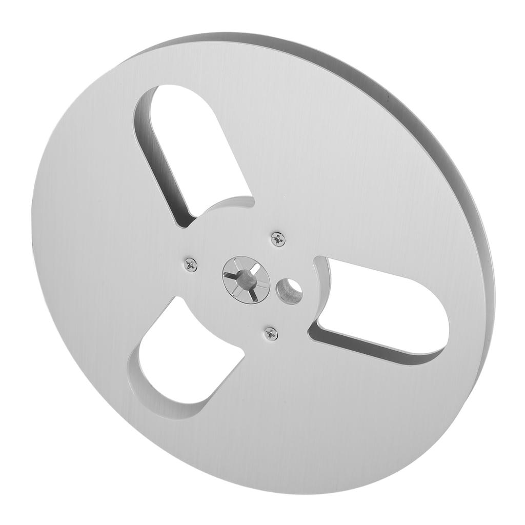 14 7 Inch Empty Reel 3 Hole Aluminum Alloy Opening Machine Part Takeup Reel for TEAC Blue