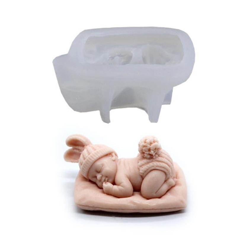 

Sleeping Baby Shape Silicone Cake Molds Fondant Mold Chocolate Mold Pastry Candy Jelly Cake Mould Kitchen Baking Mold