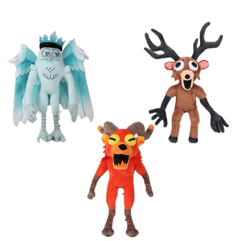New 25cm 99 Nights In The Forest Plush Deer Plush Doll Cartoon Movie Peripheral Plushie Soft Stuffed Doll Toy Gift for Kid