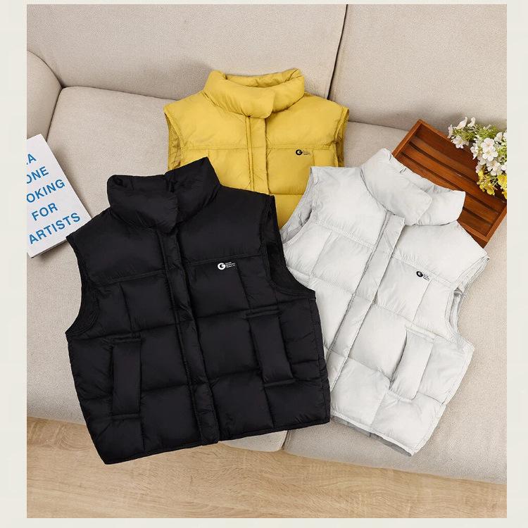 Boys' Cotton Padded Vest - Winter 2026 Children's Clothing