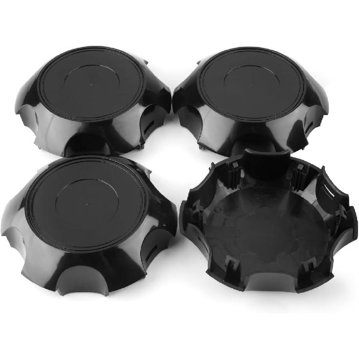

Wheel Center Cap 2005-2024 for TRD Tacoma FJ Cruiser 4Runner Rim Hubcap PTR20-35111, 4 pcs, Matte Black, Fits 6 Spoke 17 Wheel Glossy Black