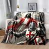 Kreuzritter Ritter Flanell Decke Weich Warm Ganzjahres Überwurf, Design für Camping, Autoreise, Wandern Sofa, Bett, Büro Perfektes Geschenk für Partys