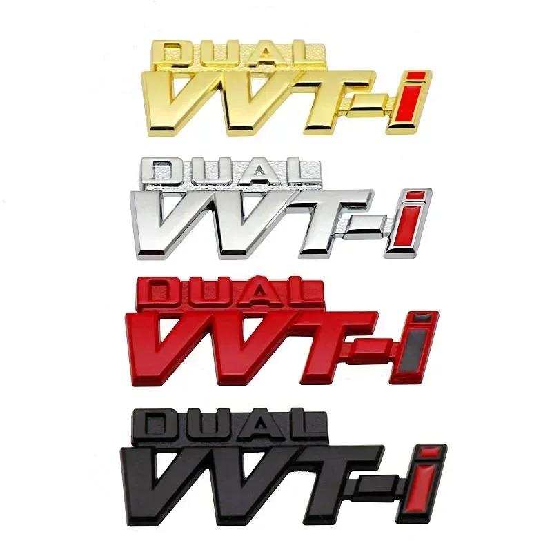 3D Metal VVTI Emblem Rear Trunk Car Sticker Fender Badge Decal For  Dual VVT-i Camry COROLLA YARiS Rav4 PRIUS
