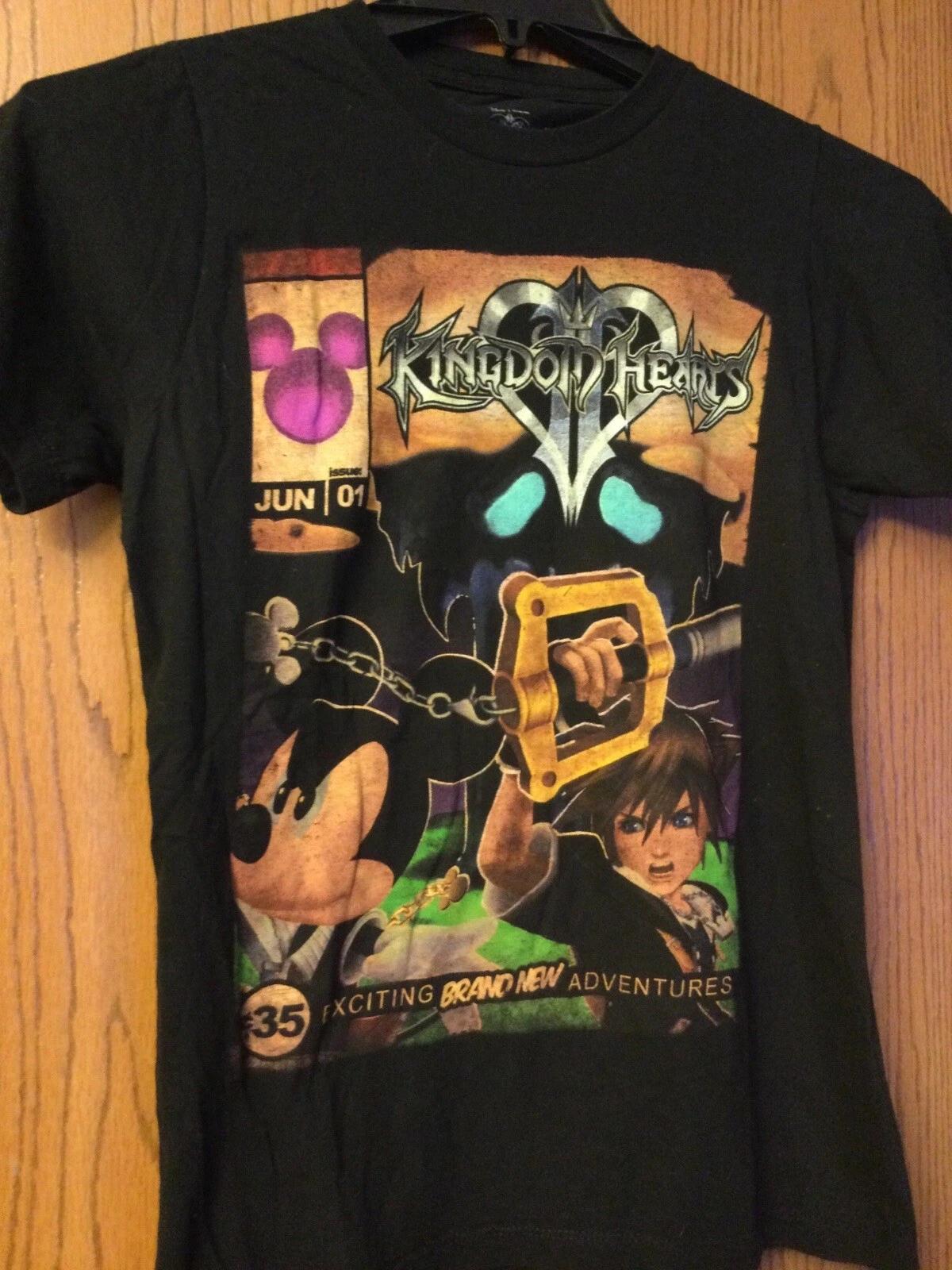 Kingdom Hearts - Black Shirt - S. L