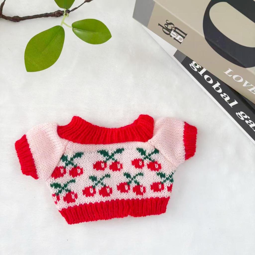 Little Bear Cotton Hoodie Sweater for 30cm Plush Doll Toy Accessories