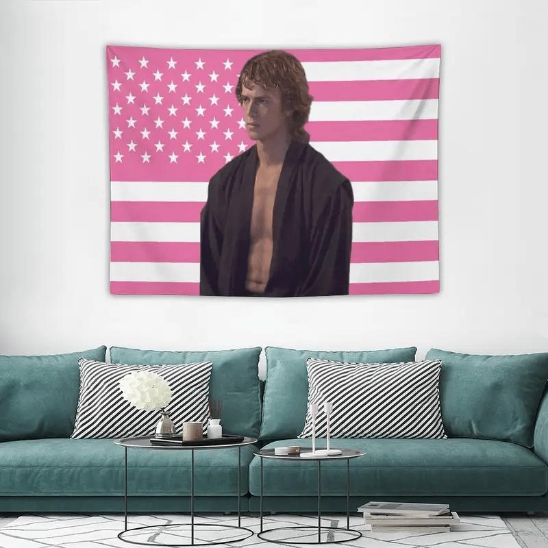 1pc AAnakin Flag Wall Decor for Bedroom Living Room Dorm