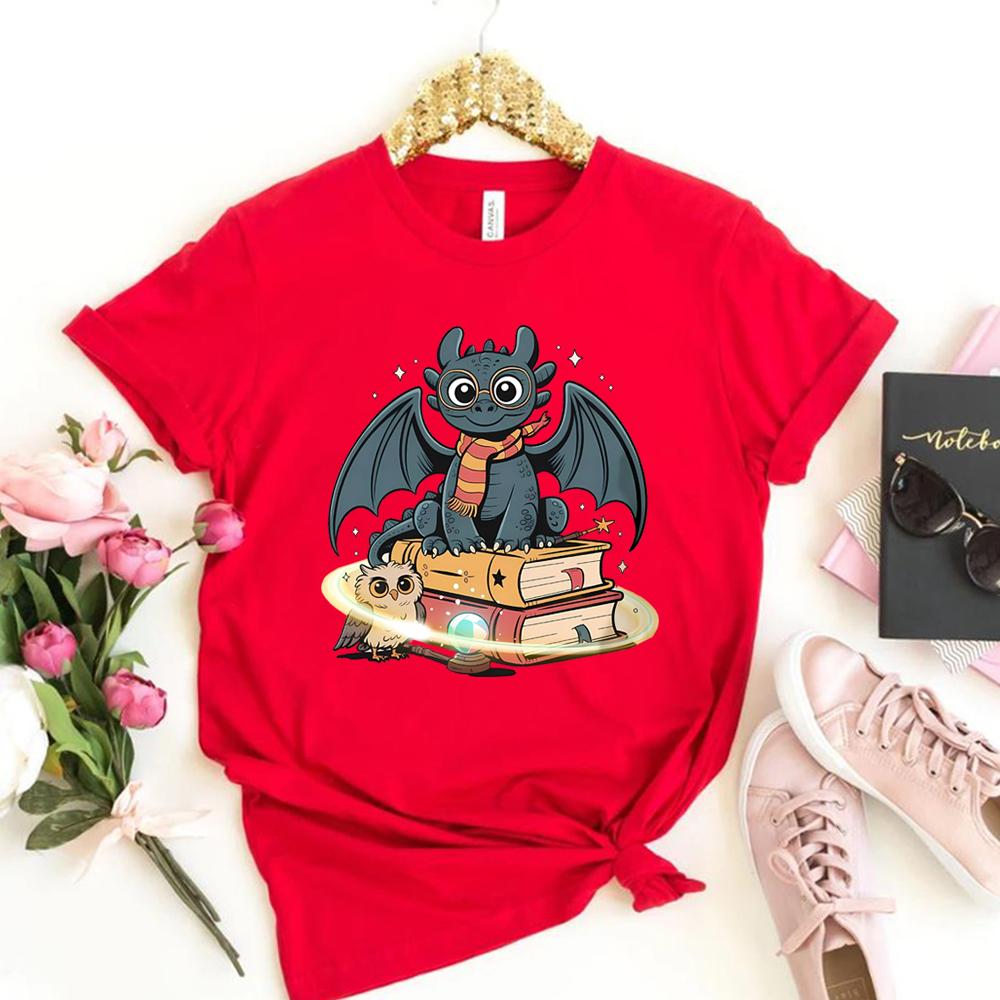 Toothless Vintage Tshirt How To Train Your Dragon Tshirt Dragon Graphic T Shirts Bookish Shirt Unisex Women Short Sleeves Tops S