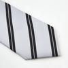 [Ojie] Men's Tie, Silver, 100% Silk, Made in Japan, Formal Tie, Ceremonial Wear, Wedding, Reception, Business