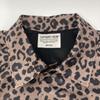 Captains Helm Nylon Leopard Coach Jacket Jacket M BrownUsed