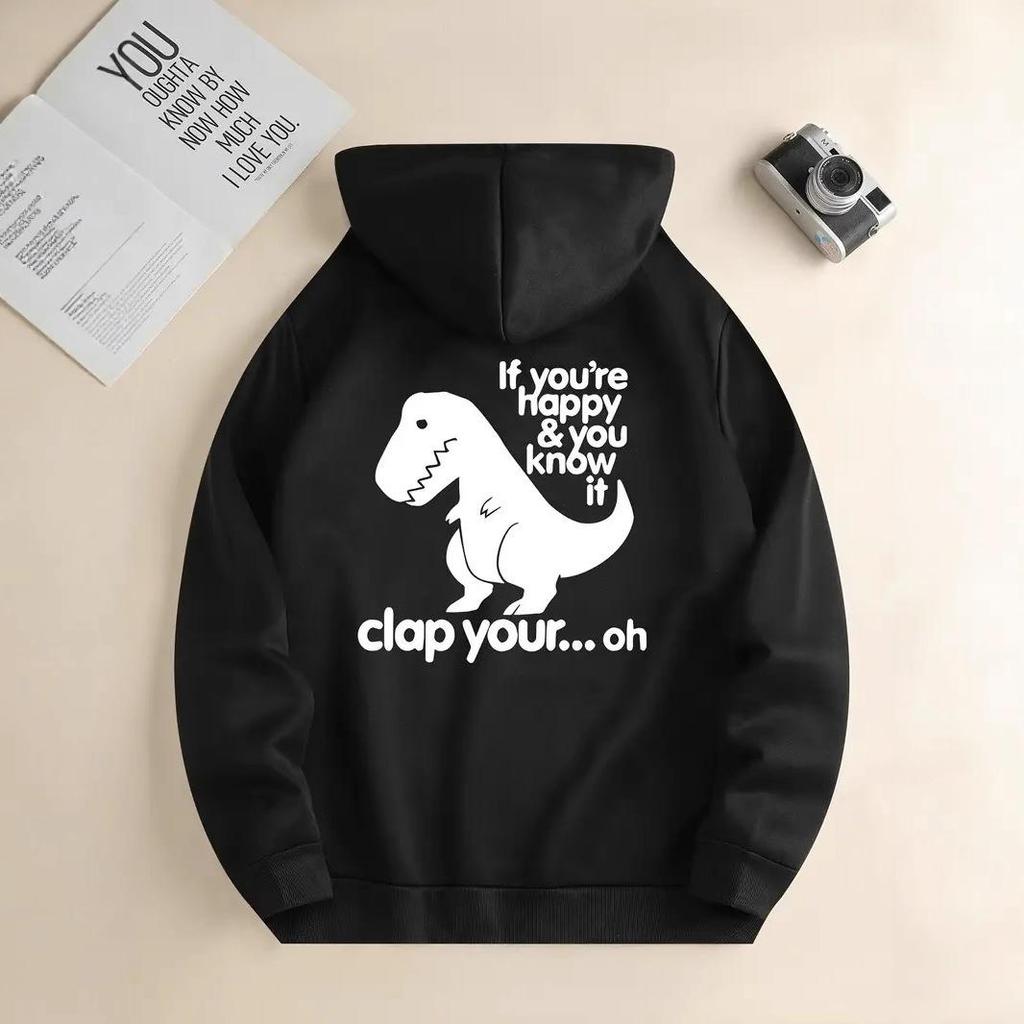 Autumn/Winter Anime Dinosaur Hoodie Pullover Jacket
