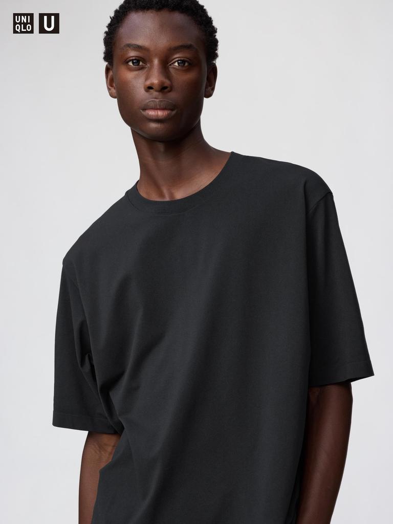 Uniqlo 482779 DRY-EX Crew Neck T-Shirt DARK GRAY GRAY BLACK LIGHT GREEN Japan