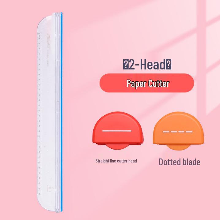 Multifunctional Paper Trimmer: Four-in-One Journal & Utility Knife Cutter for Office and Craft.