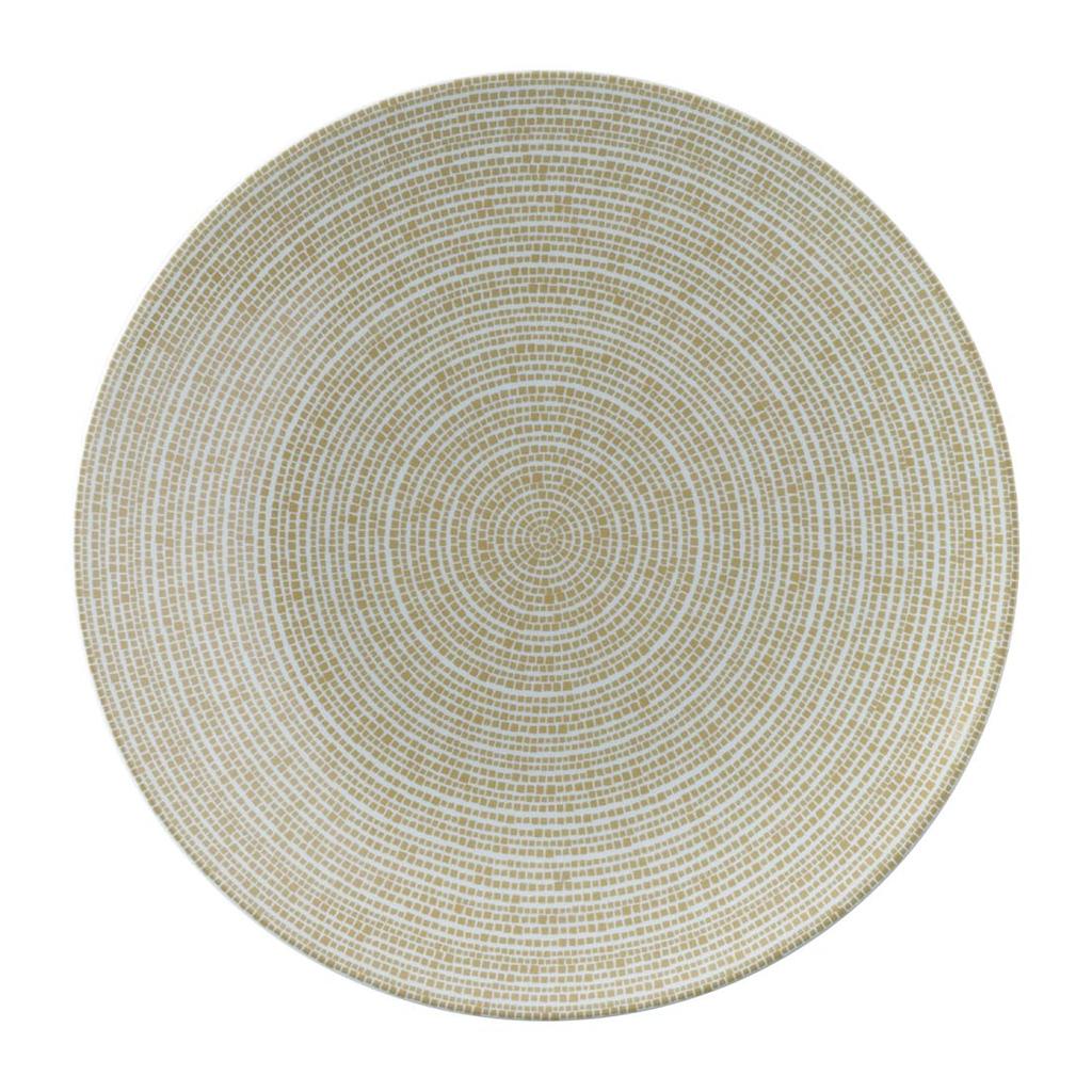 NARUMI Luminar Plate, 21cm, Gold, Stylish, Modern, Casual, Cake Plate, Dinner Plate, Microwave and Dishwasher Safe, Gift Boxed, 52528-5638